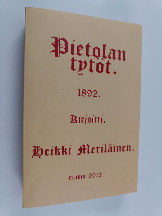 Pietolan tytöt (näköispainos)