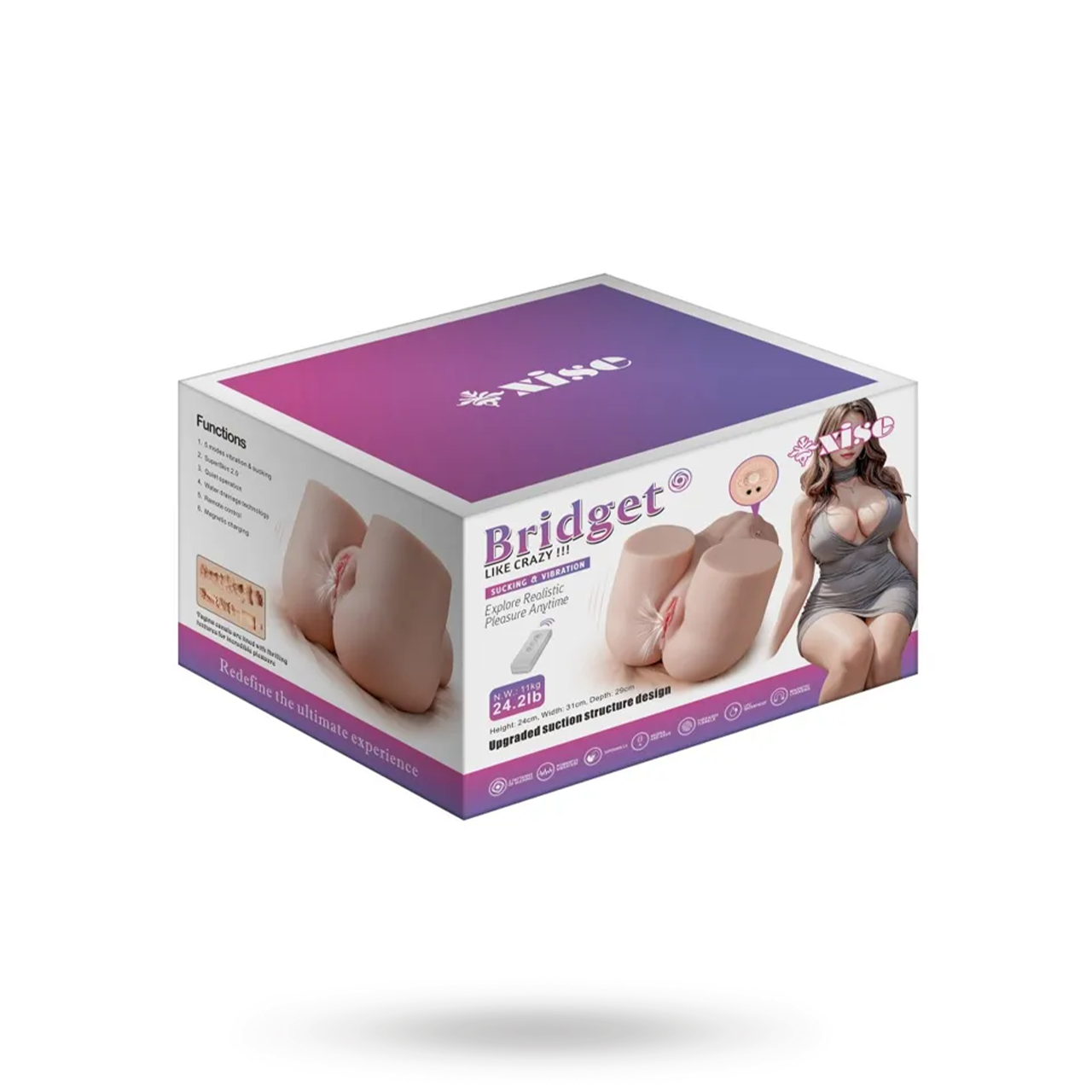 Bridget Sucking & Vibrating 11 kg seksinukke