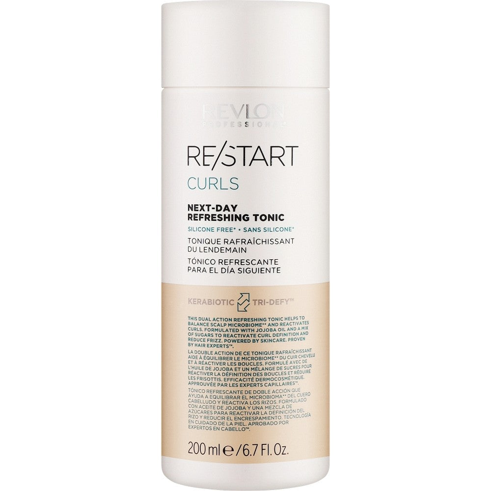 Tonic kiharille ja aaltoileville hiuksille Restart Curl s (Next-Day Refreshing Tonic) 200 ml