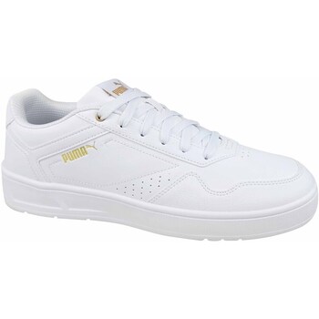 PUMA Matalavartiset tennarit 'Court Classic' kulta / valkoinen