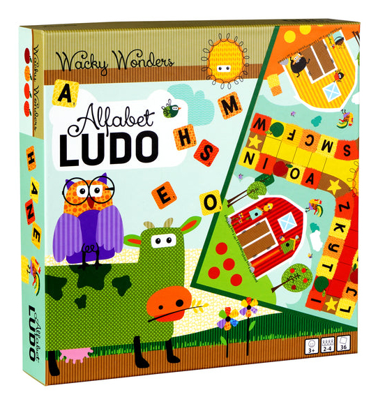 Wacky Wonders - Alfabet Ludo Brætspil (DK)