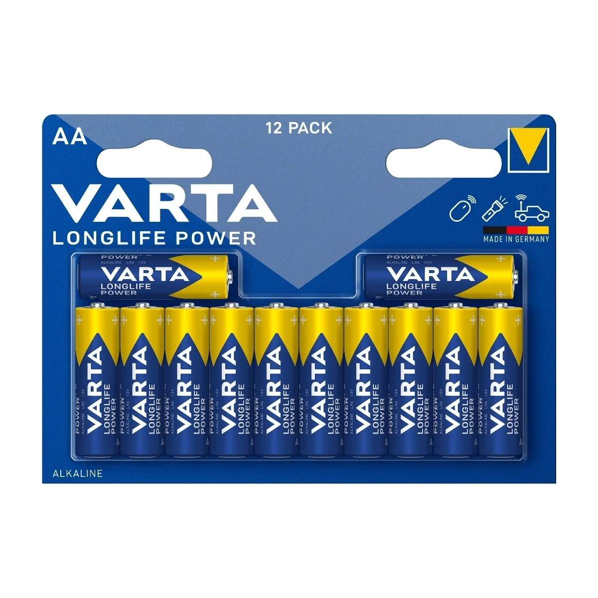 Alkaliparisto AA | 1.5 V DC | 12 - Läpipainopakkaus