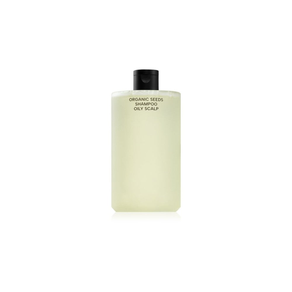WHAMISA Organic Seeds -luomushampoo rasvoittuvalle päänahalle 490 ml