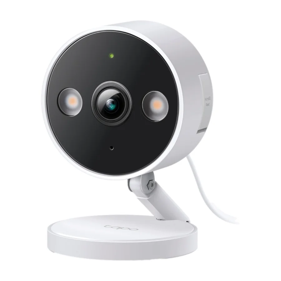 TP-Link Tapo C120 - Wi-Fi-valvontakamera sisä- ja ulkokäyttöön, Valkoinen, Musta