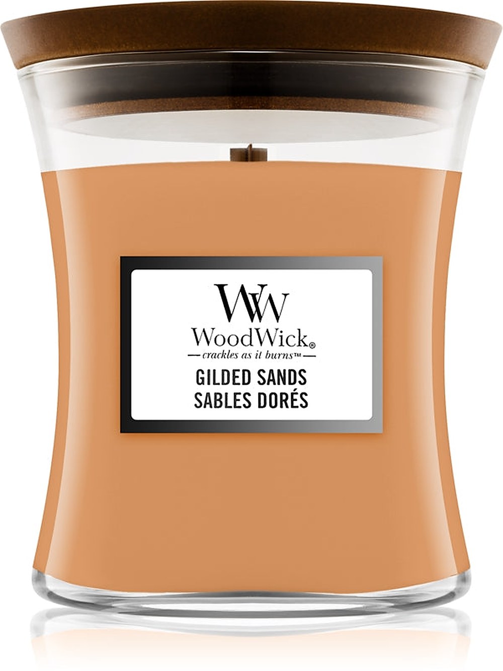Woodwick Gilded Sands tuoksukynttilä 275 g