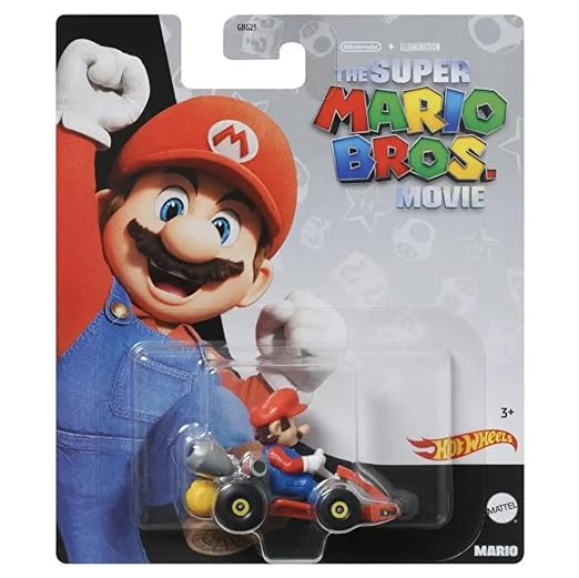 Hot Wheels The Super Mario Bros. Movie Mario Kart Die-Cast Leluauto