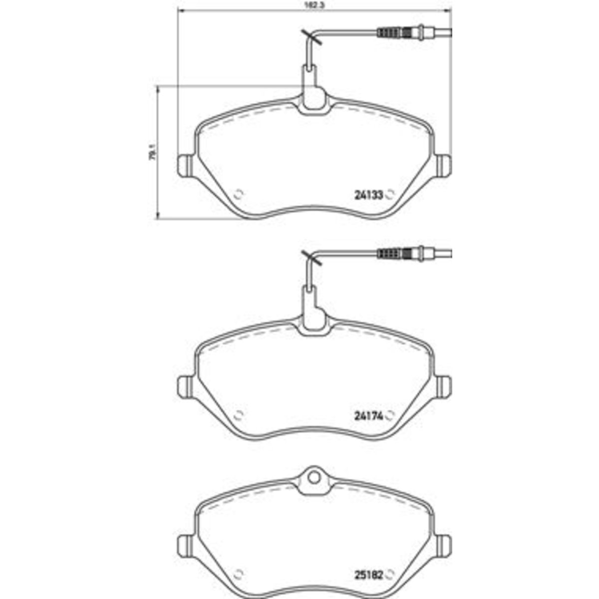 Jarrupalat, levyjarru BREMBO P 61 119