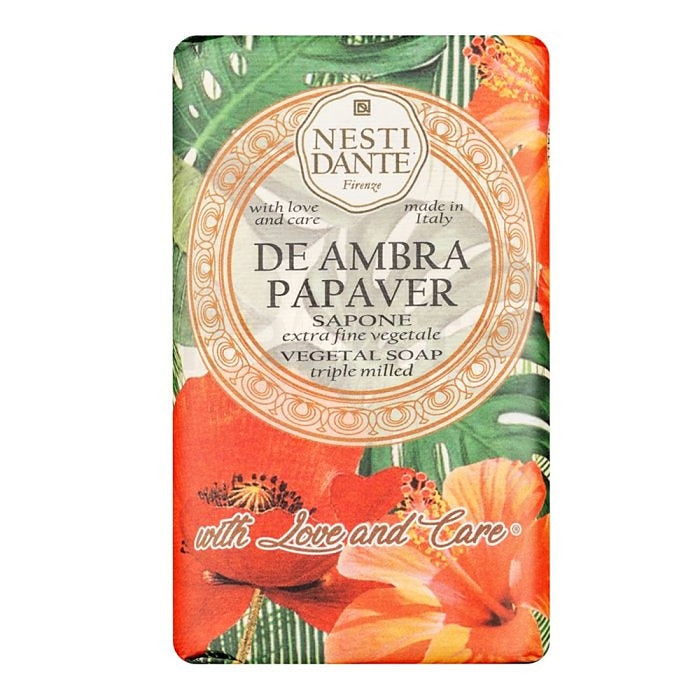 Nesti Dante Love & Care Kasvissaippua De Ambra Papave 250 g