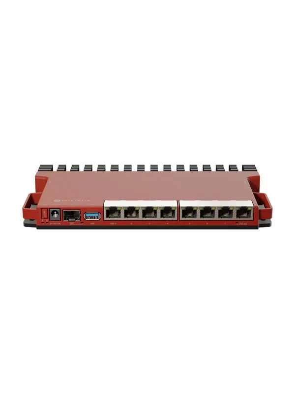 MikroTik L009 8-port - Reititin, punainen