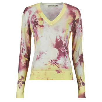Desigual Neulepaita keltainen / roosa / valkoinen