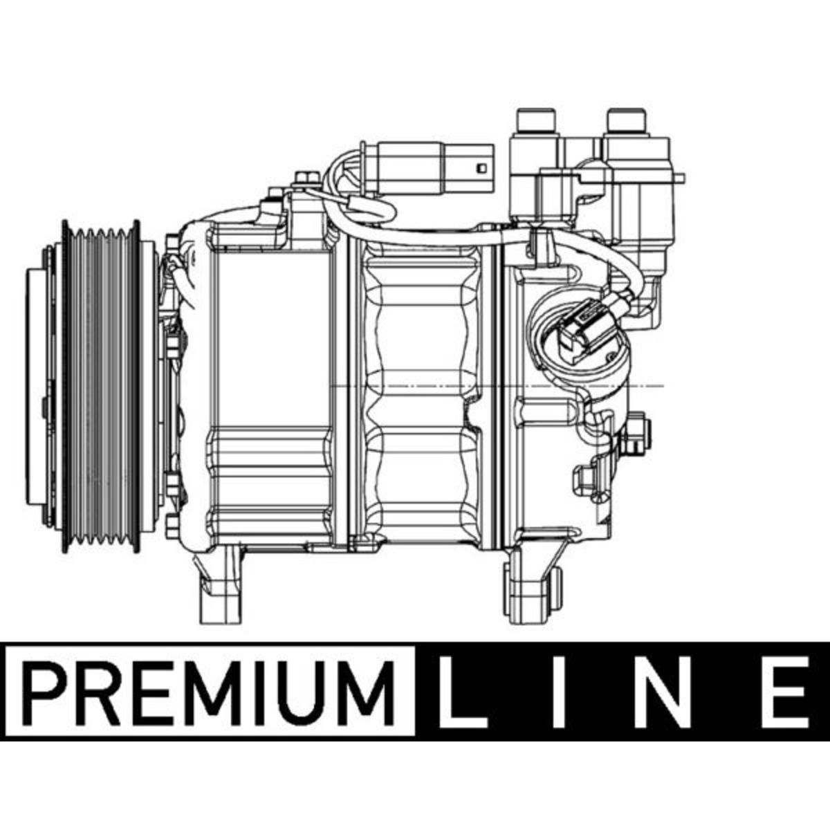Ilmastoinnin kompressori MAHLE ACP 599 000P