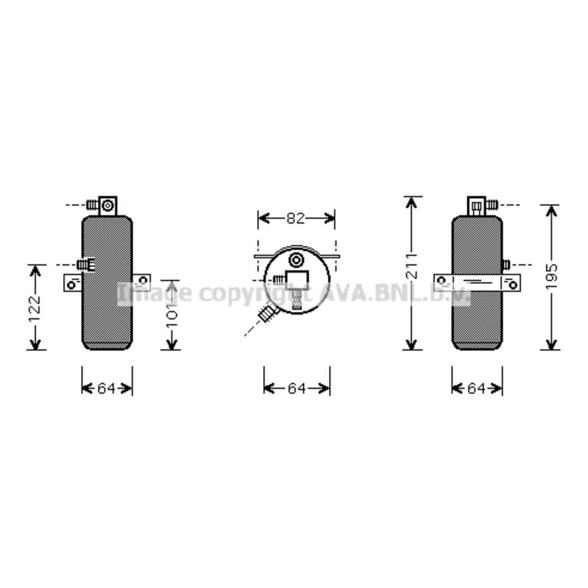 Kuivain, ilmastointilaite AVA COOLING CND202 AVA