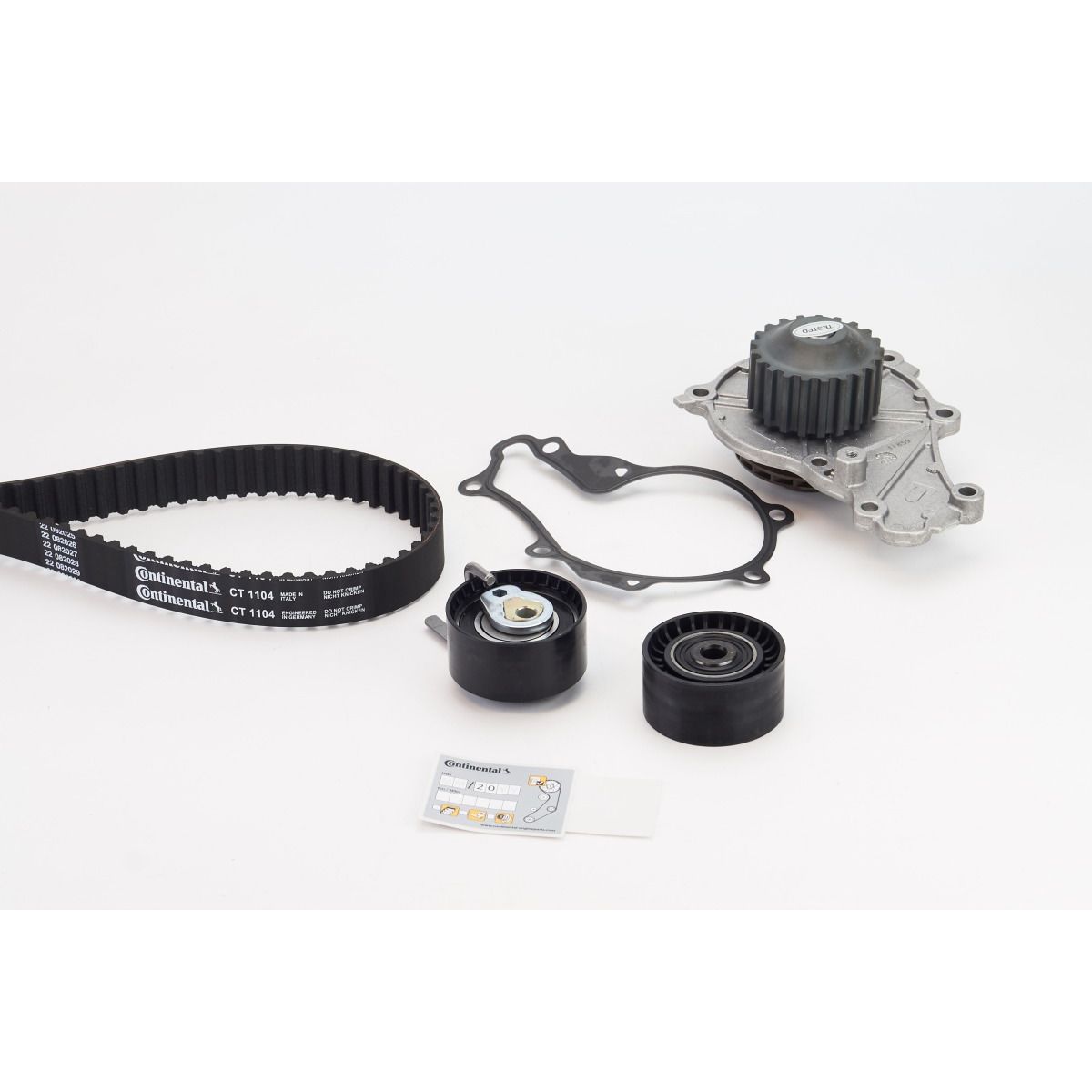 Vesipumppu + jakohihnasarja CONTITECH CT1104WP1