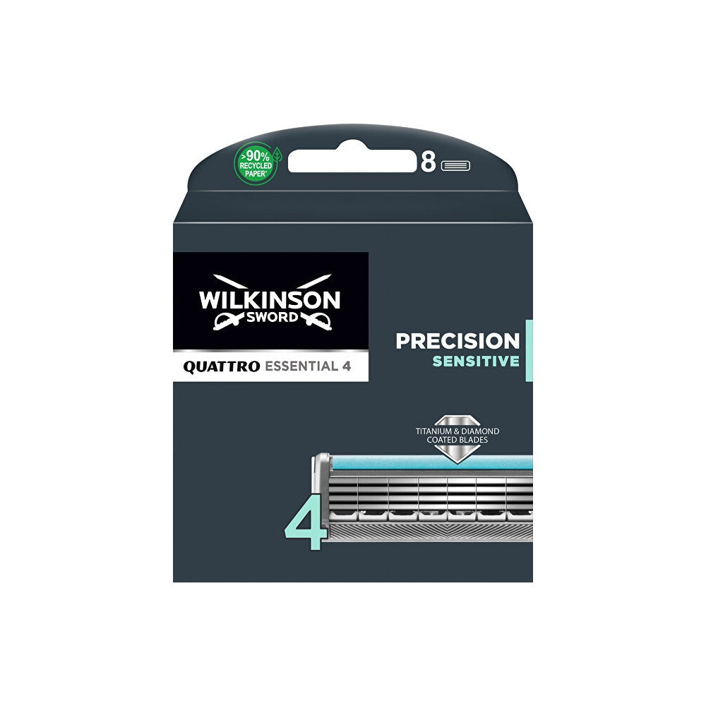 Wilkinson sword Neljä Titanium Sensitiveä (8 kpl) - Vaihtopäät