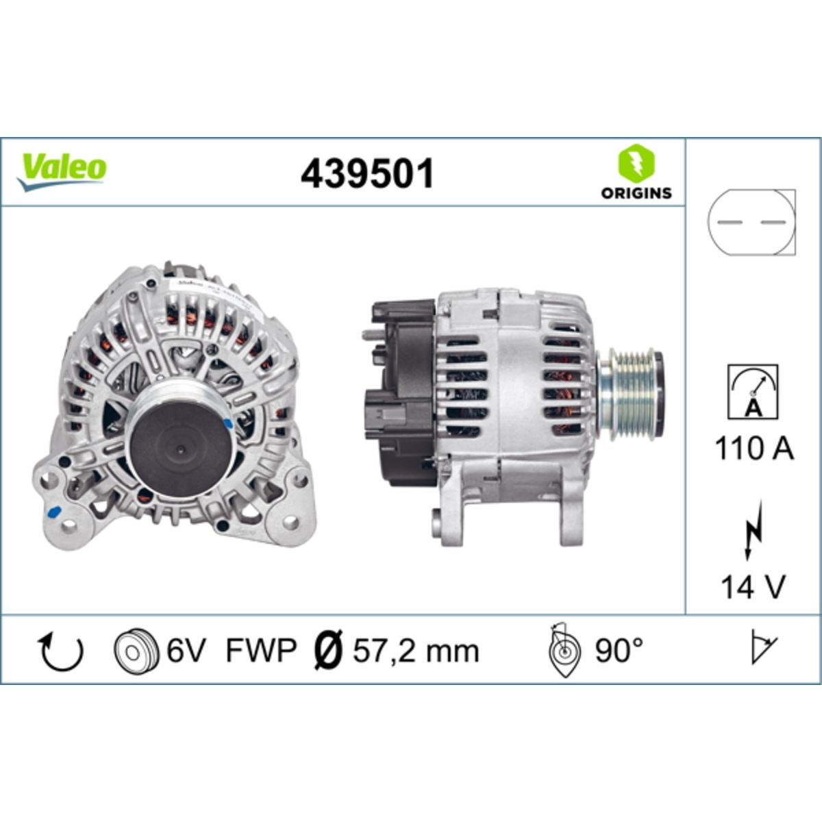 Laturi VALEO 439501