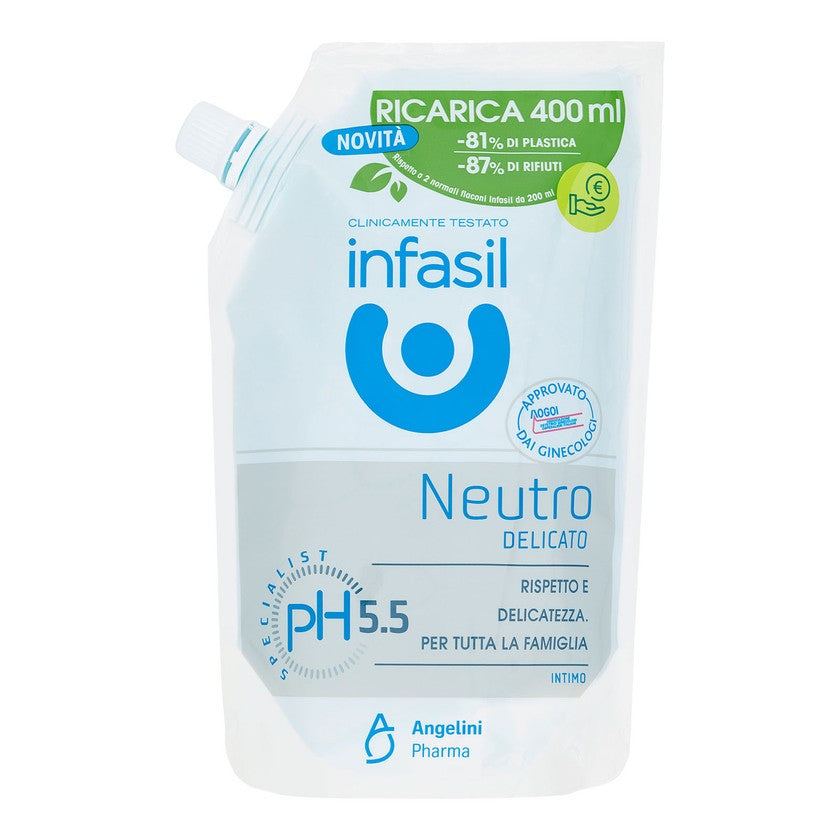Infasil Infasil Herkät neutraalit alusvaatteet Ph 55 täyttöpussia 400 ml