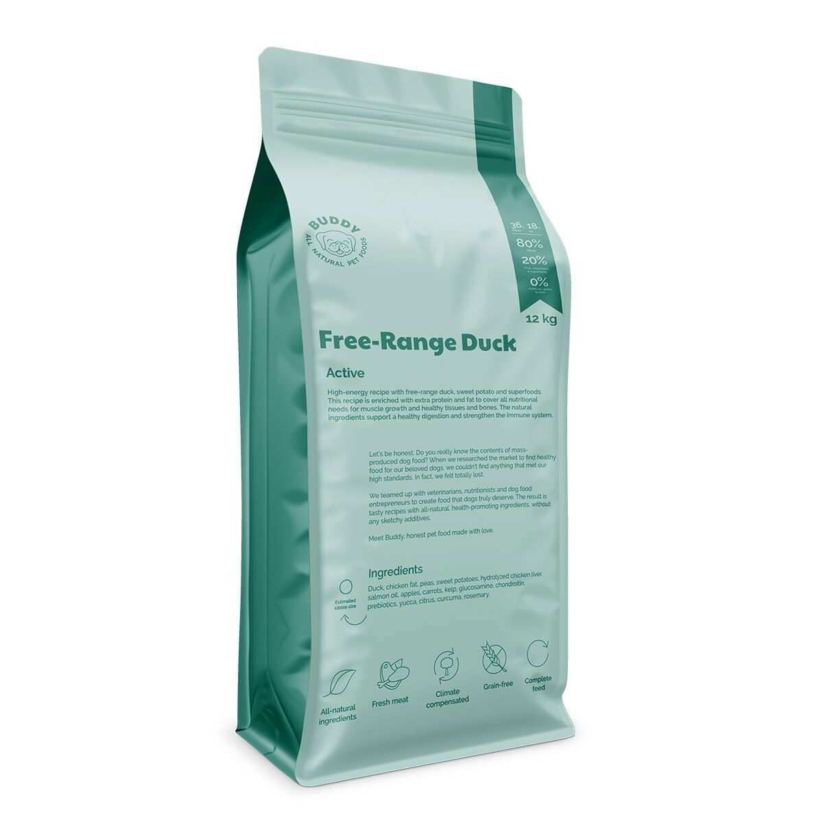 Buddy Free-Range Duck 2x12kg