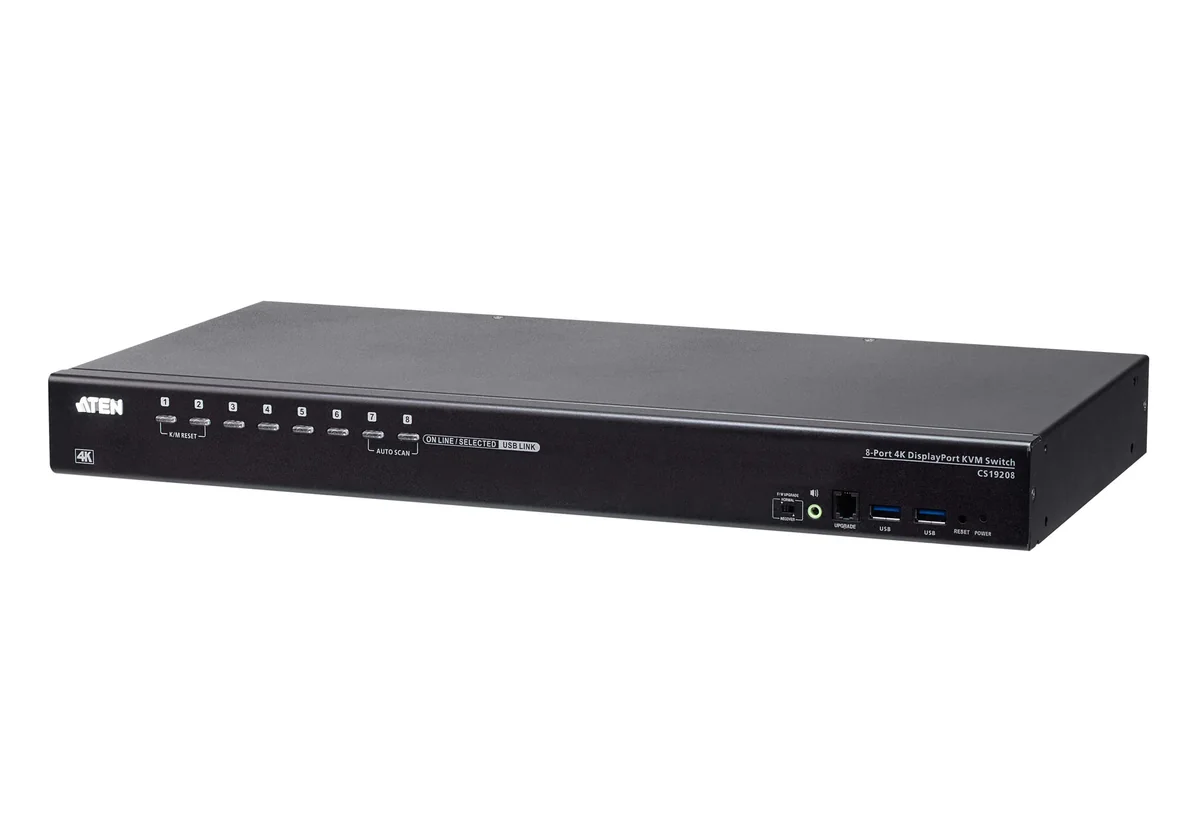 Aten Cs19208-at-g Kvm-kytkin Musta