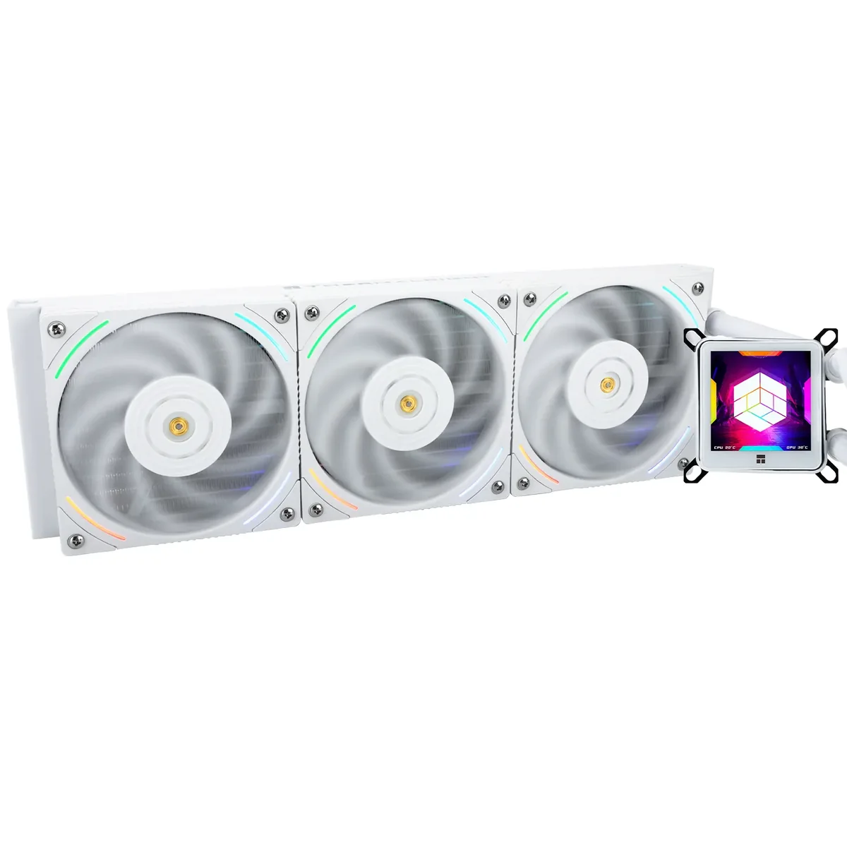 Thermalright Frozen Guardian 360mm ARGB -nestejäähdytin, valkoinen