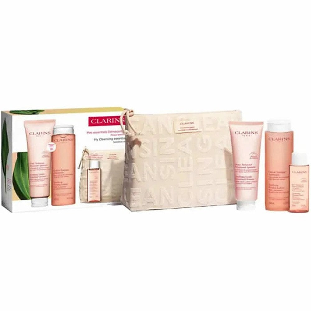 Clarins Cleansing Essentials Sensitive Skin -lahjasetti kaikille ihotyypeille