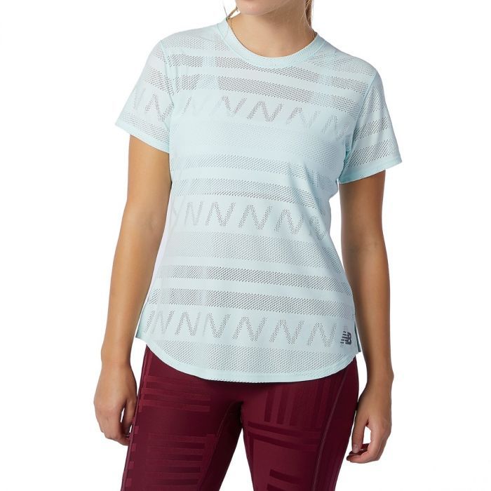 New Balance Q Speed Jacquard Short Sleeve Pbc - XS