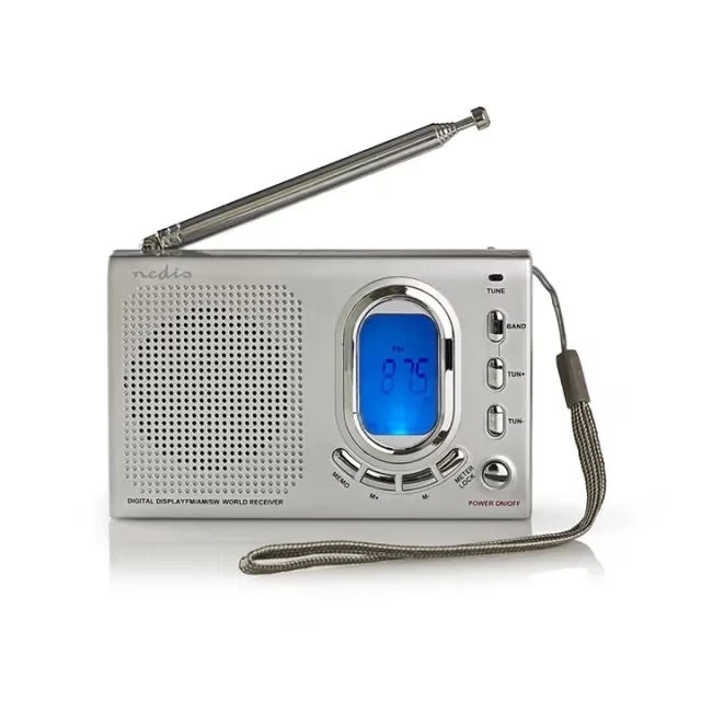 Nedis RDWR1000GY - worldband radio - AM/FM/SW