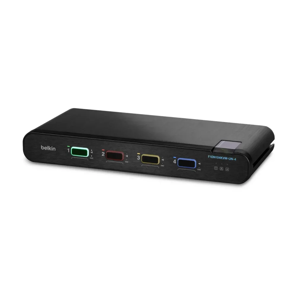 Belkin F1dn104kvm-un-4 Kvm-kytkin Musta