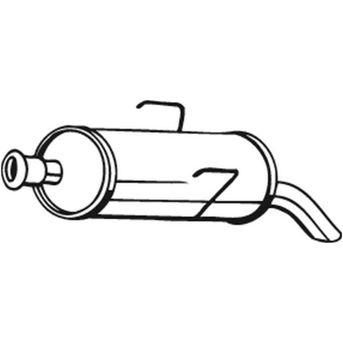 Takaäänenvaimentaja BOSAL 190-005