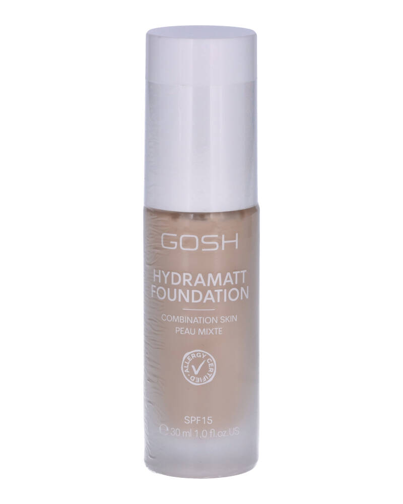 GOSH Hydramatt Foundation Very Light - Yellow/Cold Undertone 004N - 30 ml