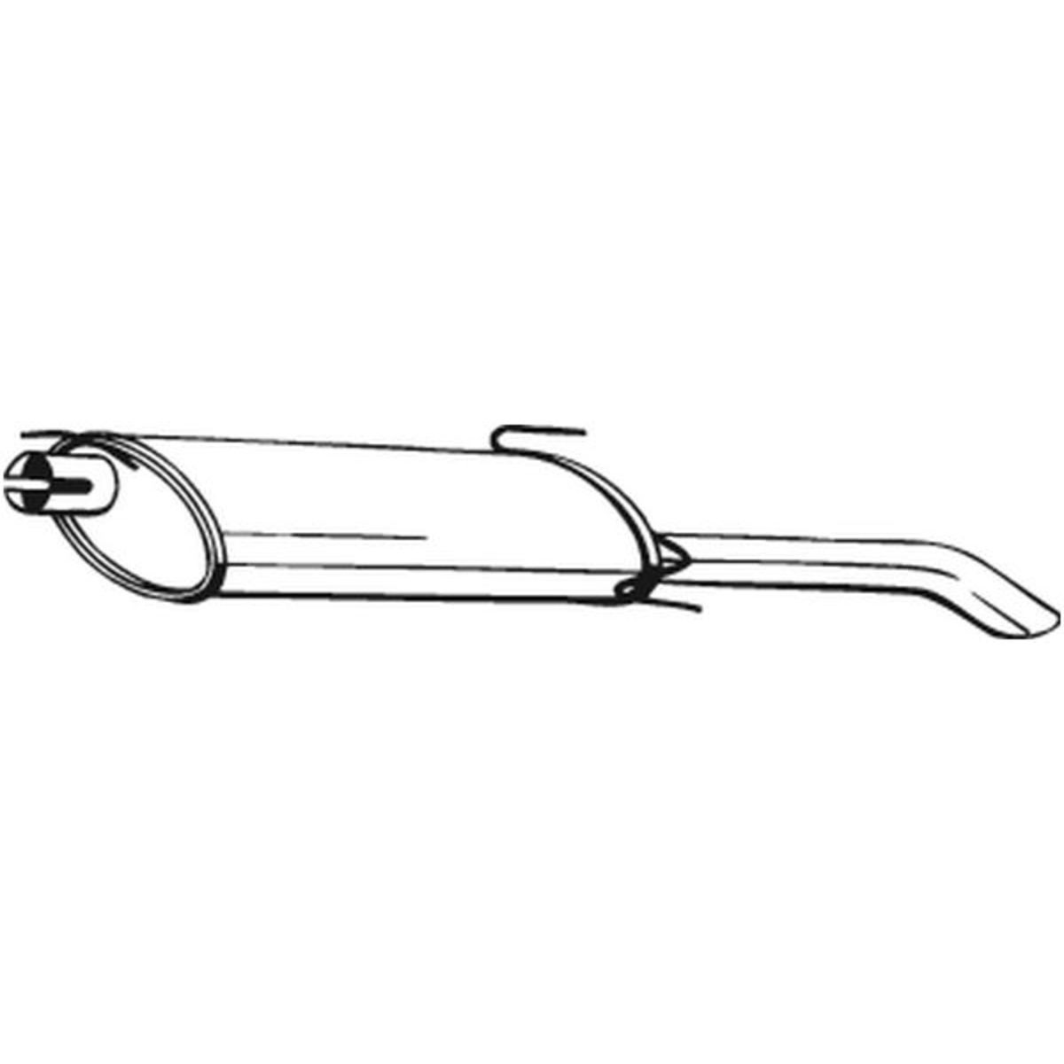 Takaäänenvaimentaja BOSAL 185-311