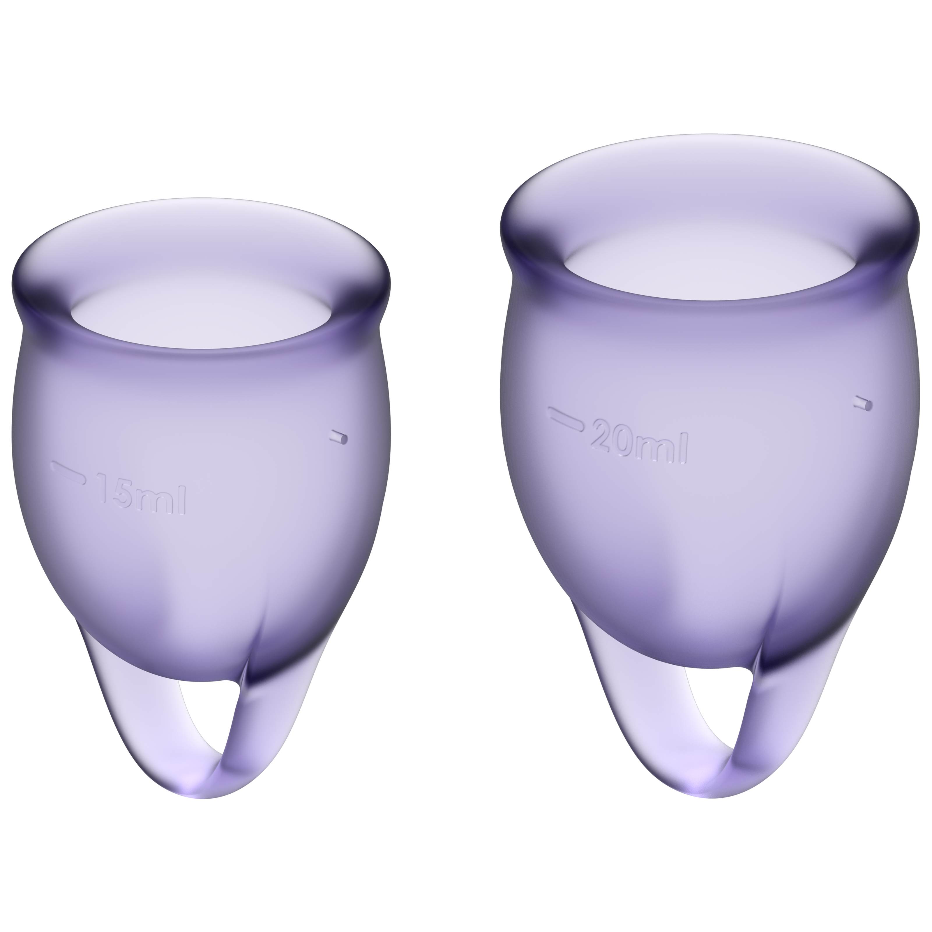 Satisfyer Feel Confident Menstrual Cups Purple Tamponit & Kuukautiskupit