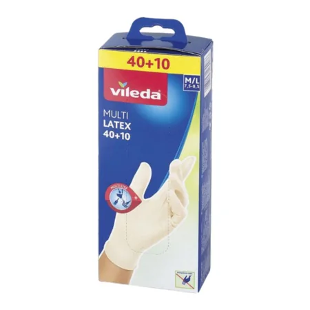 Vileda Multi Latex Kertakäyttökäsineet M/L - 50 kpl.