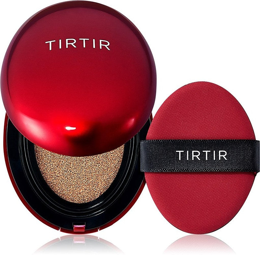 TIRTIR Mask Fit Red Cushion pitkäkestoinen meikkivoide, jossa on korkea UV-suoja, väri 28N Oat 18 g