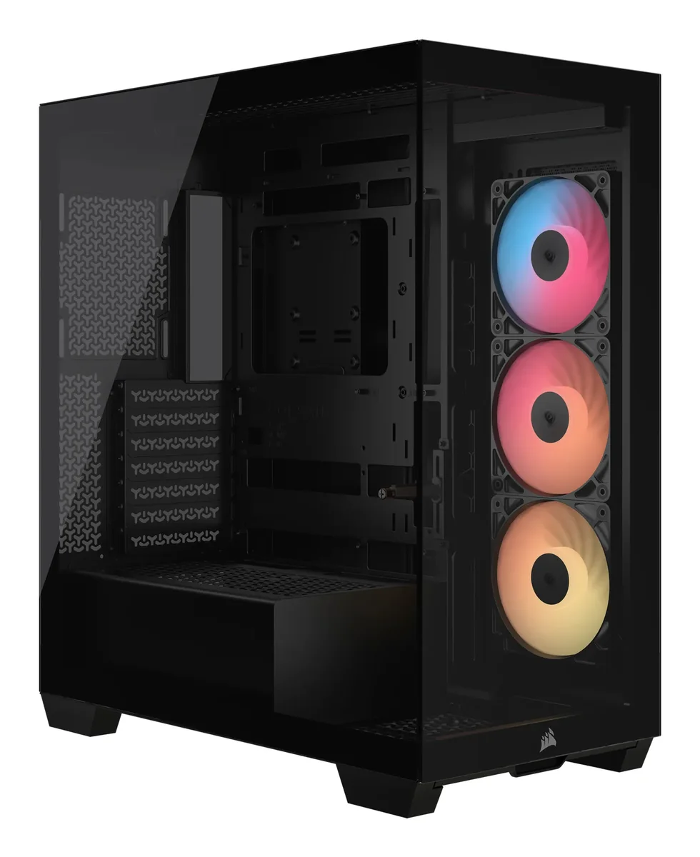 Corsair 3500X RSR ARGB Black - Kotelot - Miditower - Musta
