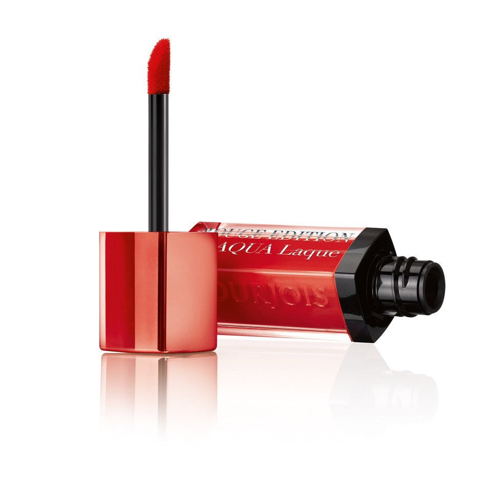 Bourjois, Rouge Edition Aqua Laque, Nestemäinen huulipuna, 05, Red My Lips, 7.7 ml