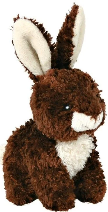 Trixie Dog Toy Rabbit Plushie Squeaker Assorted Colors 15cm