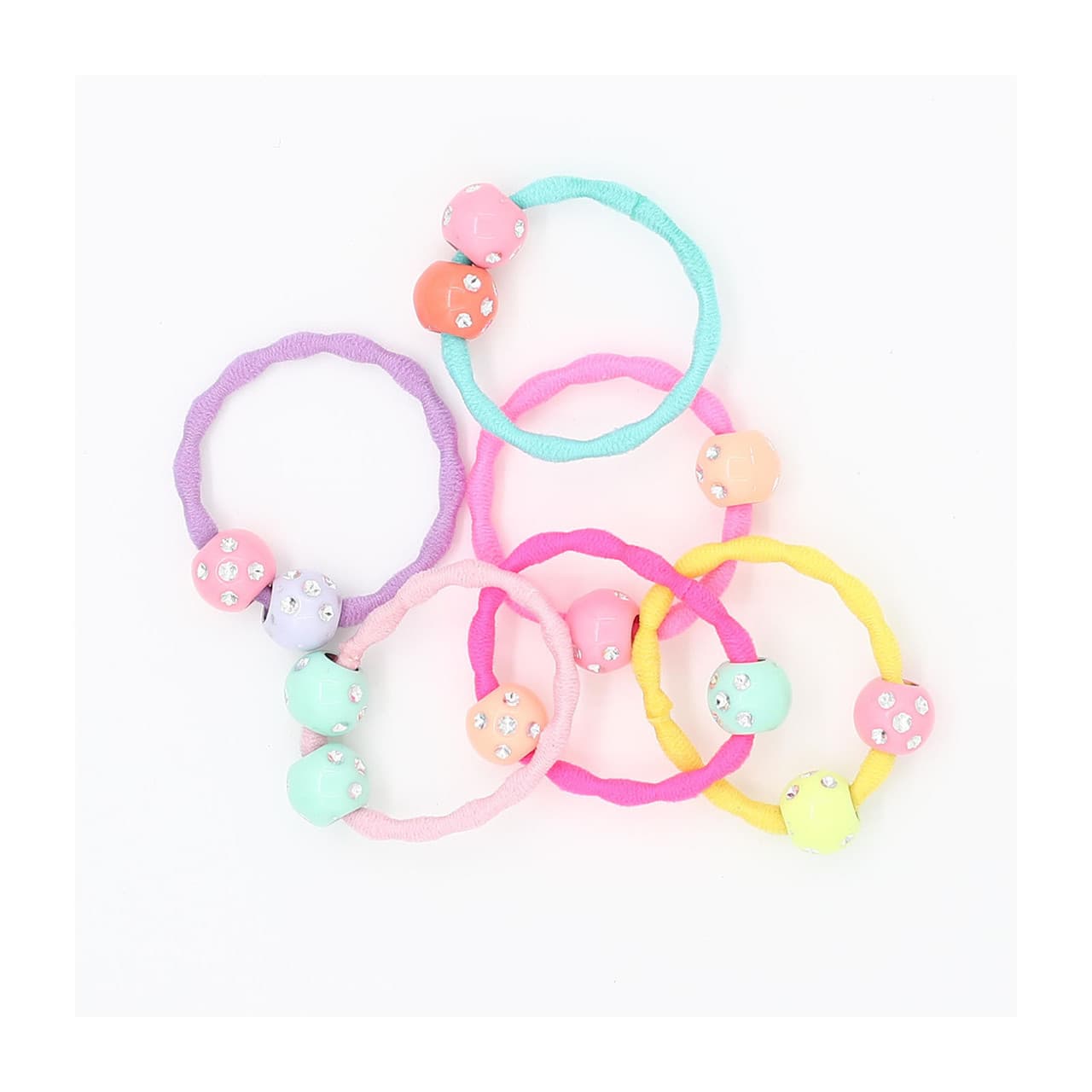 Ib Fashion Hair Ib Acc Elastinen Pallin Colorc/Stras