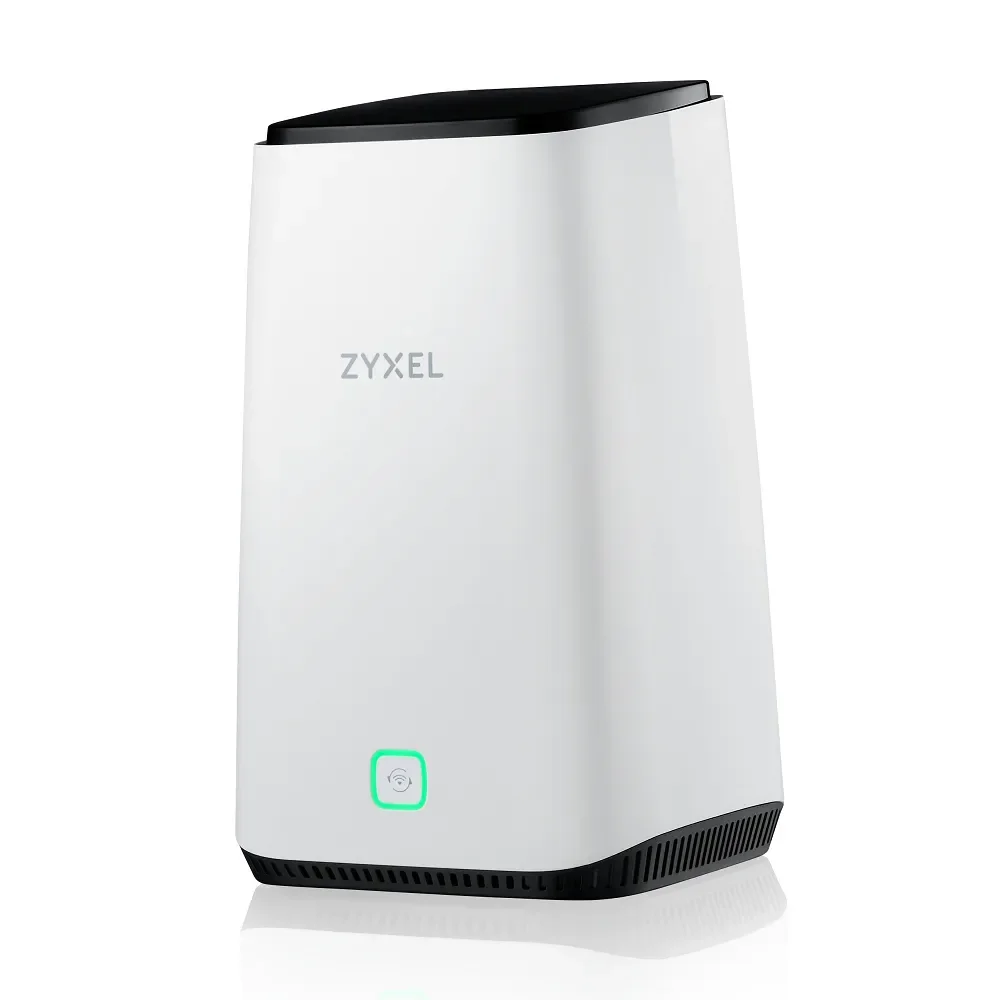 Zyxel Nebula FWA510 - 5G NR -sisäreititin, musta, valkoinen
