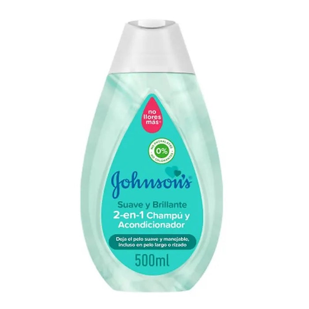 Johnson's Soft And Brilliant 2 in 1 500 ml — Shampoo ja hoitoaine