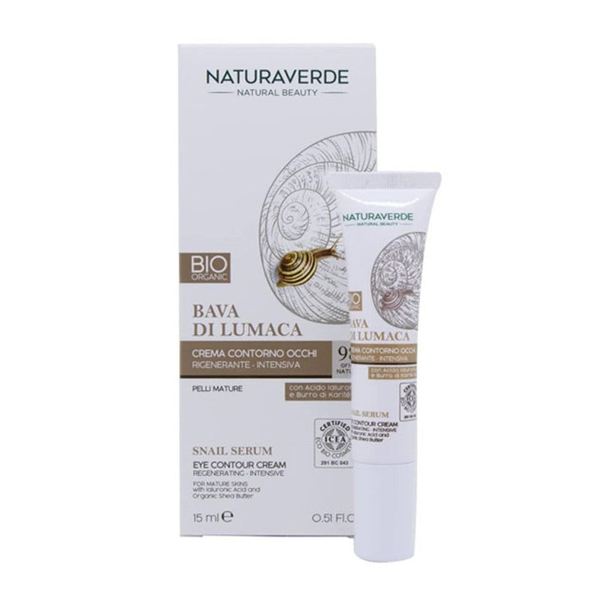 Naturaverde Etanaseerumin silmänympärysvoide, jossa on hyaluronihappoa ja luomu sheavoita 15 ml