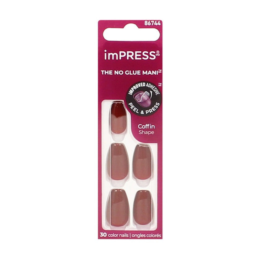 Kiss my face ImPRESS Color MC Winery Yorkissa Nails 30 kpl