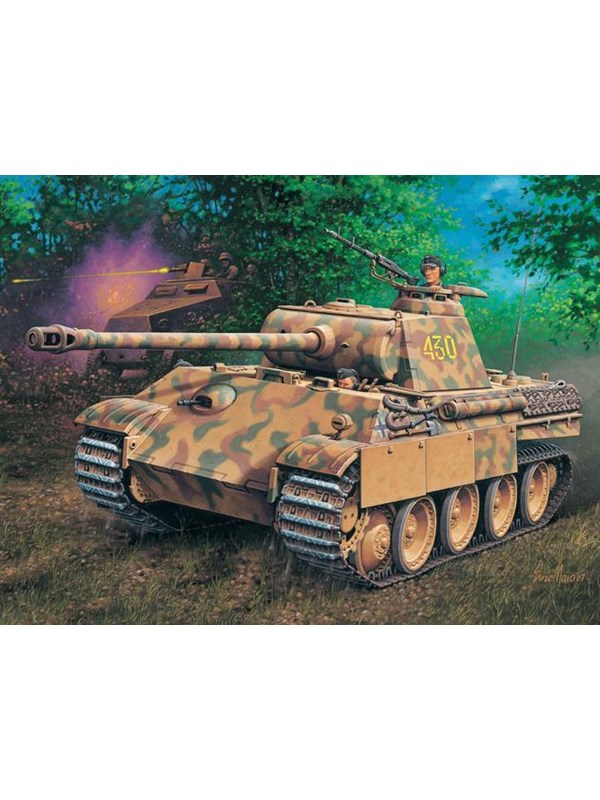 Revell PzKpfw V PANTHER Ausf.G, Tank model, Kokoamispakkaus, 1:72, PzKpfw V Panther, Muovi, Ammattilainen
