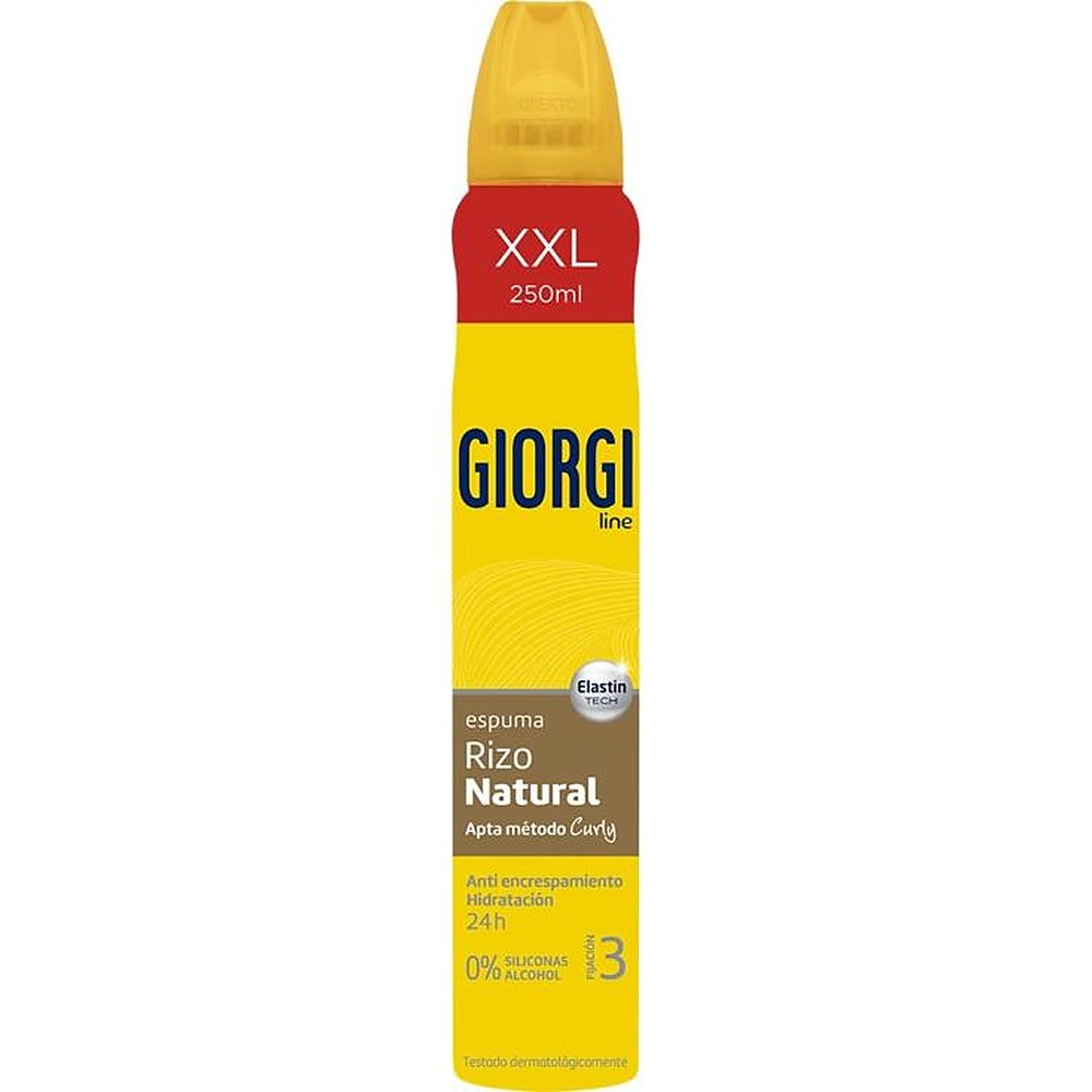 Giorgi Line Natural Method N3 Kiinnitysvaahto Kiharille Hiuksille 250ml