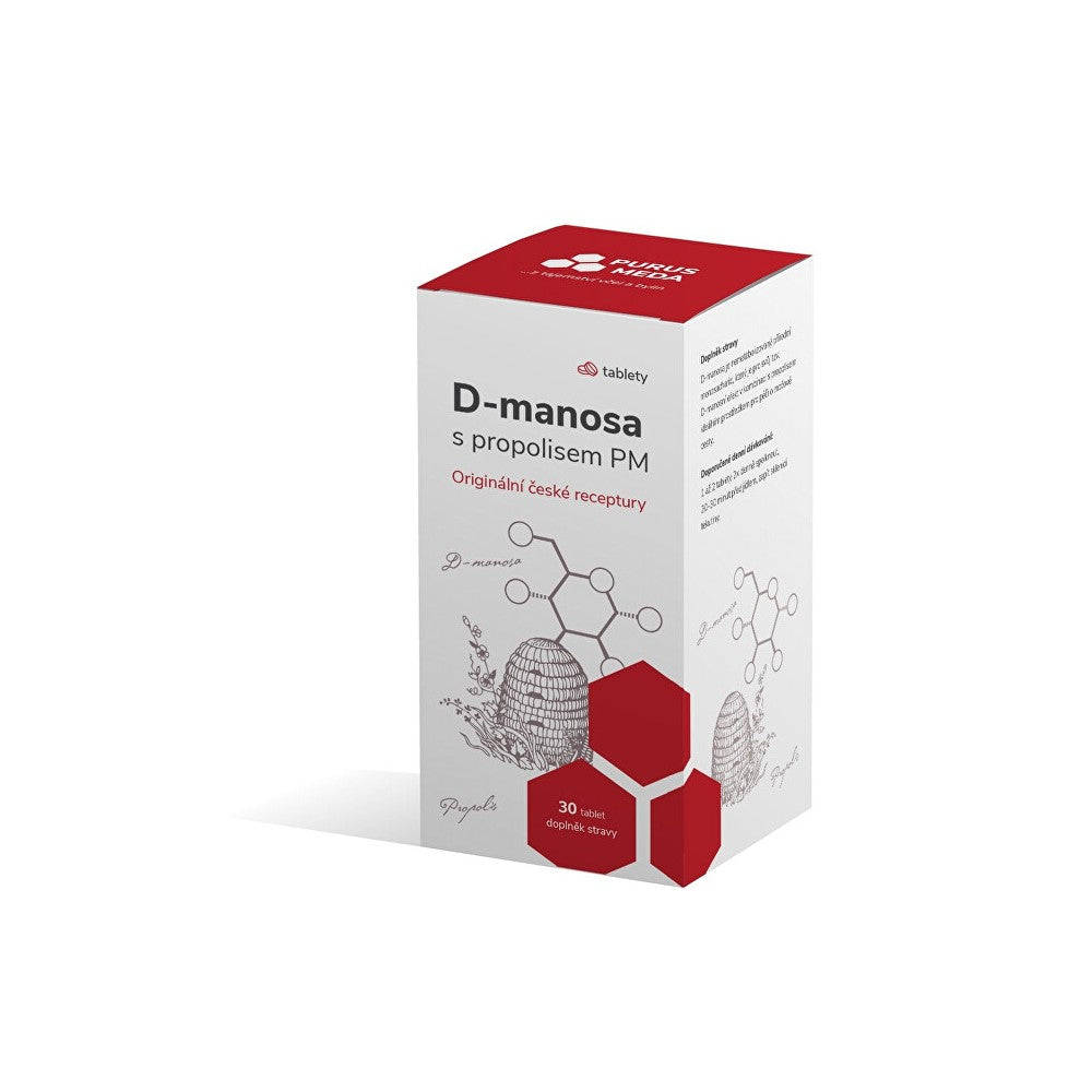 Purus meda PM D-Manose propoliksella 30 tablettia