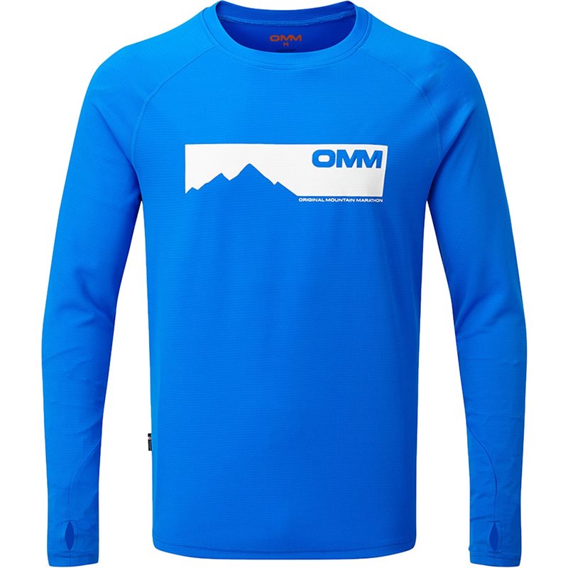 OMM Bearing Tee LS M Blue Mountains - S