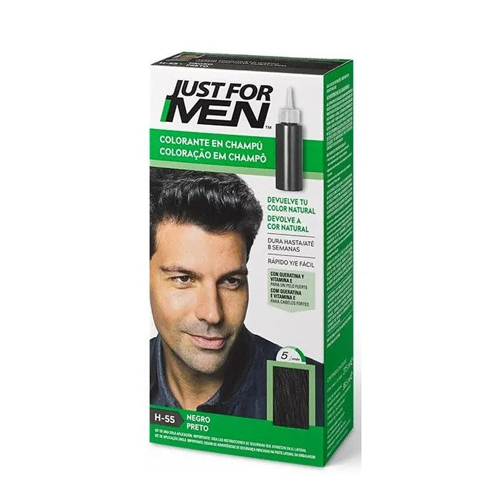 Just For Men Natural Black Coloring Shampoo 30ml