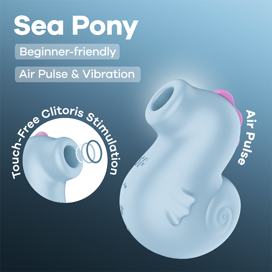 Satisfyer Sea Pony Air Pulse Vibrator Paineilmavibraattori