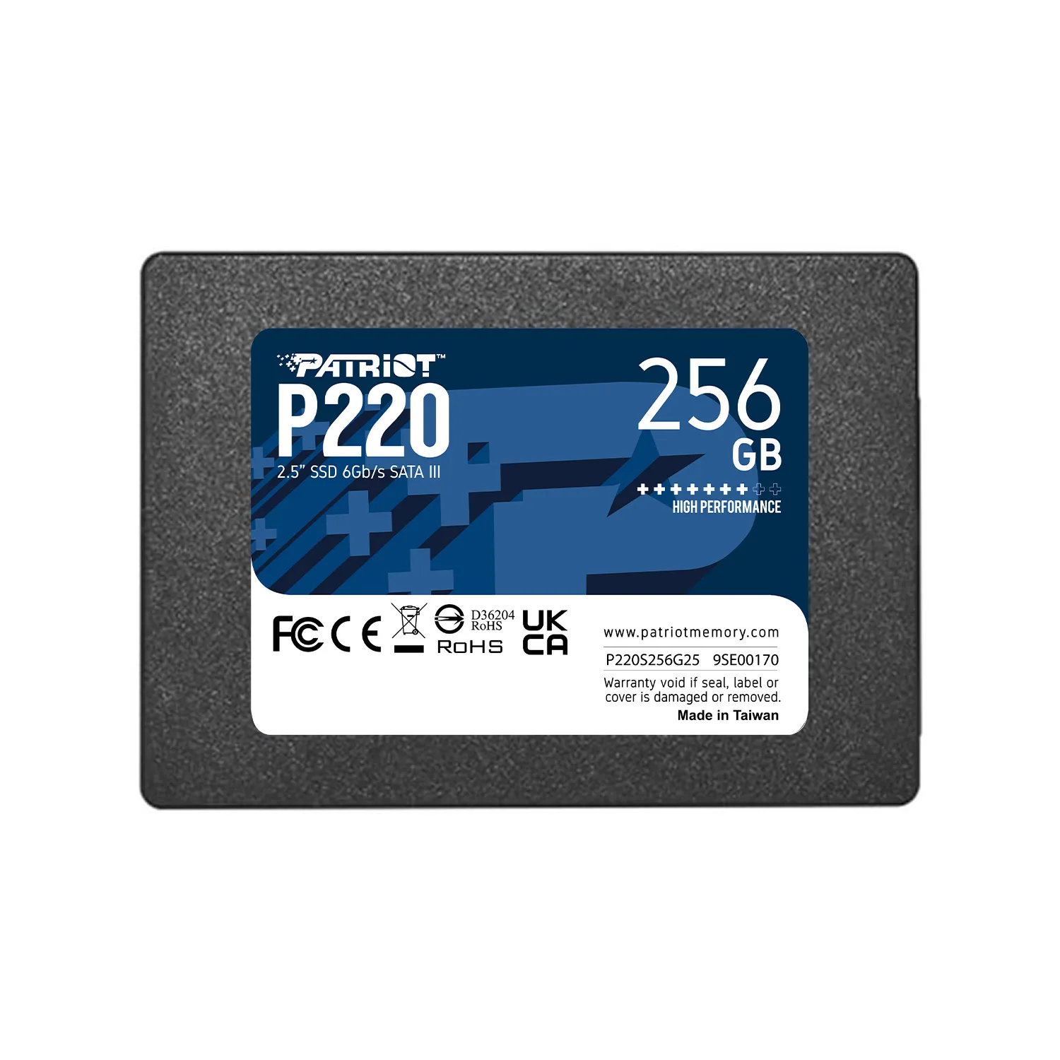 Patriot P220 - SSD - 128 GB - SATA 3Gb/sP220 - SSD-levy - 128 Gt - SATA 3 Gb/s