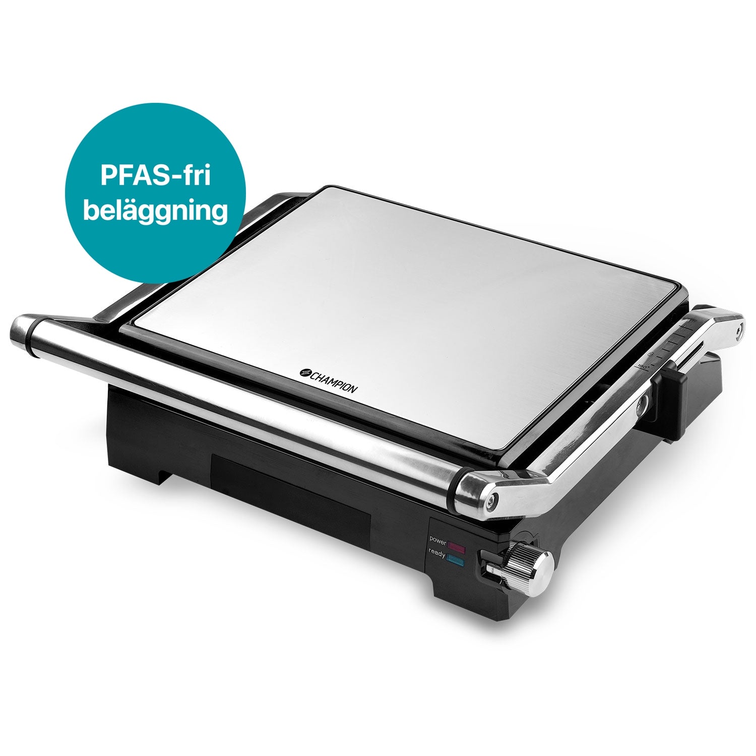 Panini Grill 2-in-1, 2000W, ruostumaton teräs, tarttumaton