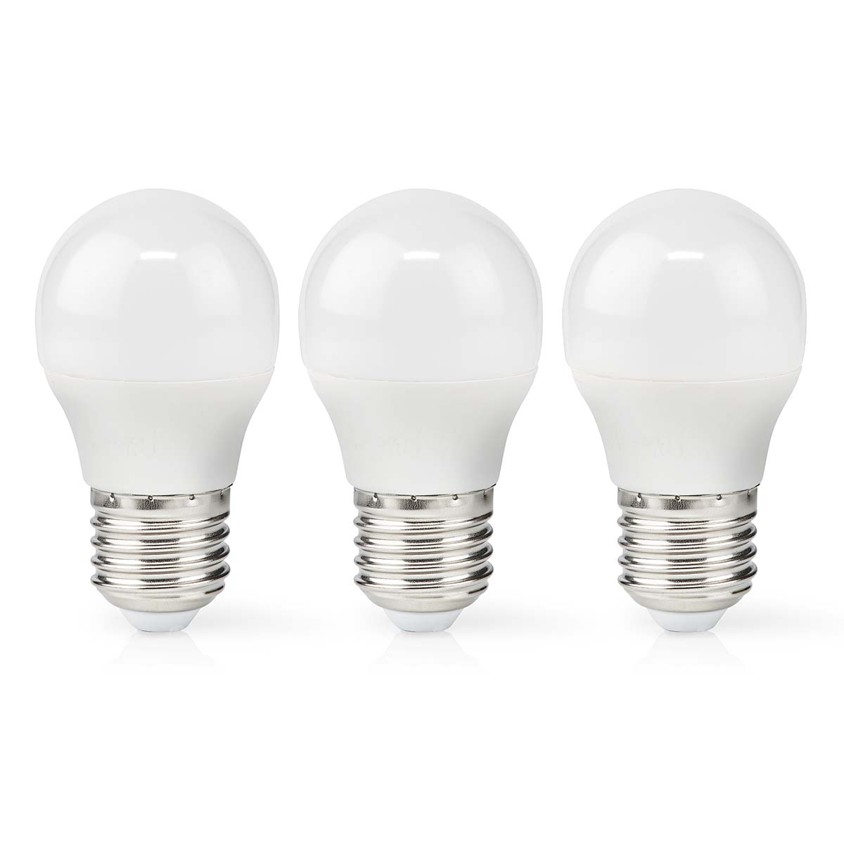 Nedis LED Lamppu E27 | G45 | 4.9 W | 470 lm | 2700 | Lämmin Valkoinen | Retrotyylinen | Huurrettu | 3 kpl